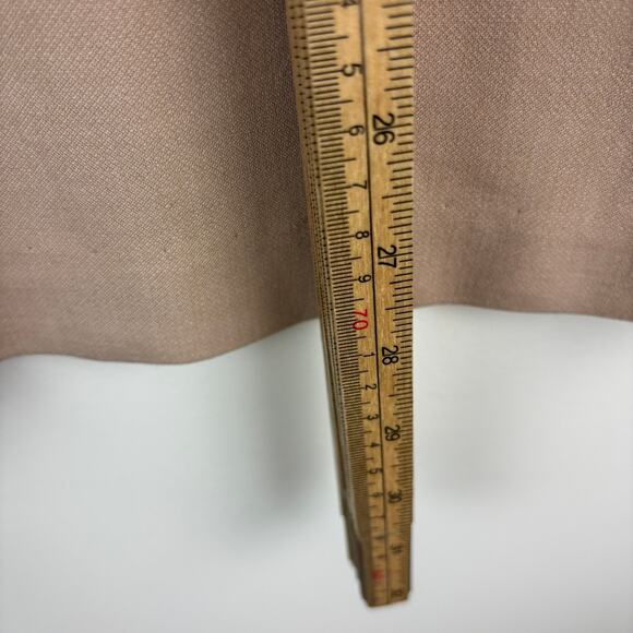 MINIMALIST Longline Top – Trina Turk High Neck Side Slit Neutral – Size 6 - Picture 9 of 9